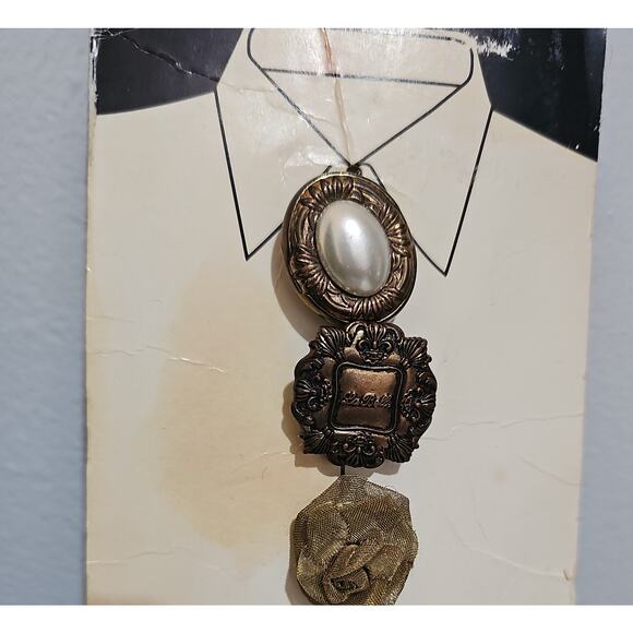 Vintage Button Covers Made in USA Nony New York Ornate Gold Tone Set of 5 - Picture 6 of 12